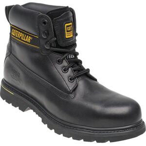 CAT - 7040 Holton/B Mens Black Safety Boots - Size 8 - Black