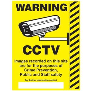 Sitesafe - cctv in Operation Rigid pvc Warning Sign - 300 x 400mm