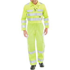 Click - hivis yellow coverall 38 - Saturn Yellow - Saturn Yellow