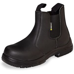 Beeswift - Dual Density Safety Dealer Boot Sz 12 - Black - Toe Capped - Black