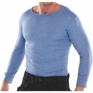 Click - thermal vest l/s blue s - Blue - Blue