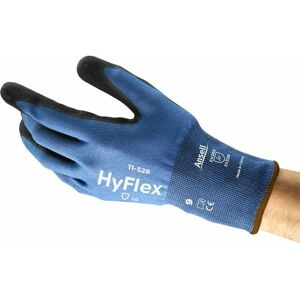 11-528 Size 10, 0 Mechanical Protection Gloves - Black Blue - Ansell