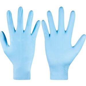 Skytec - Utah Disposable Gloves, Blue, Nitile, Powde Fee, Textued Fingetips, Size - Blue