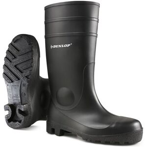 Protomaster full Safety Wellington Boot black sz 5 - Black - Dunlop