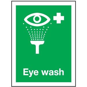 Sitesafe - Eye Wash Rigid pvc Sign - 150 x 200mm