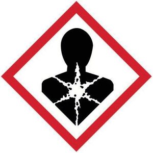 Sitesafe - ghs Health Hazard Symbol - Self Adhesive Vinyl (50X50mm) Pk. of 10