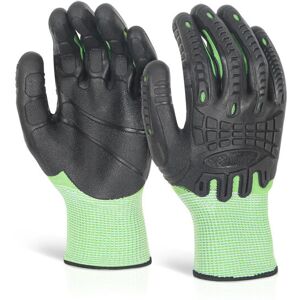 Glovezilla - cut resistant fully coated impact glove green med - Green - Green