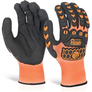 Glovezilla - foam nitrile coated glove orange lge - Orange - Orange