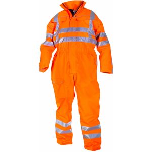 Hydrowear - UELSEN SNS HI VIS WATERPROOF QUILTED COVERALL ORANGE LGE - Orange - Orange