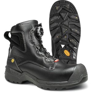 Ejendals - Jalas 1358 Heavy Duty Arctic Grip Tall Safety Boots, Black, Size 3 - Black