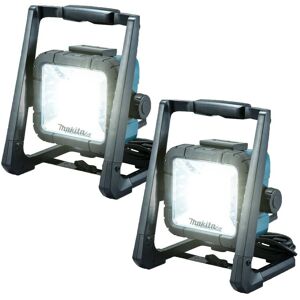 Makita - DML805 18v / 14.4v / 110v lxt Li-Ion led Work Light Site Light Twin Pack