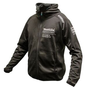 Makita LXT Black Zip Up Sports Hoodie Jacket XL / XXL Extra Extra Large