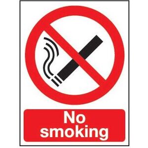 Sitesafe - no Smoking Rigid pvc Sign - 148 x 210mm