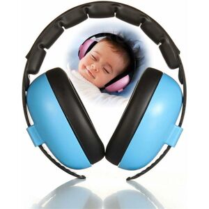 MEMKEY Noise canceling headphones for babies and toddlers from 3 months to 2 years (blue)