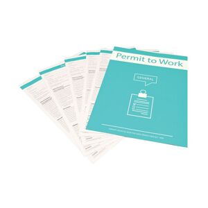 Sitesafe Permit to Work Book - General, Pack of 10