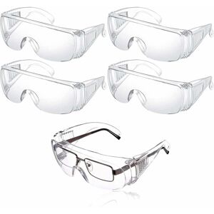 HÉLOISE Pieces Safety Goggles Against Droplets Eye Protection Dust Goggles Clear Anti-Fog Safety Goggles For Daily Use, diy, Laboratory, Welding, Grinding