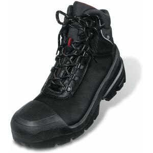 8401/2 Quatro Pro Black Safety Boots - Size 7 - Black - Uvex