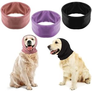 CYSLMUK 3-pack of ear muffs for dogs, noise protection, ear muffs, ear protection, winter scarf