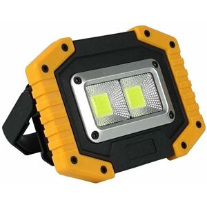 HOOPZI 30W led Work Light Rechargeable cob Floodlight Super Bright 2000LM Portable Outdoor Battery Security Light usb Waterproof for Garage Camping Hiking