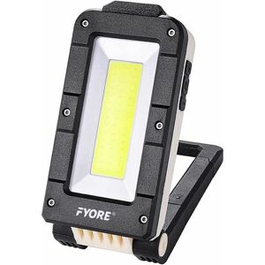 Dewdat - Rechargeable Work Light Portable led Camping Light 180° Adjustable Construction Site Work Light, usb Port IPX4 Magnetic Base, for Cars,