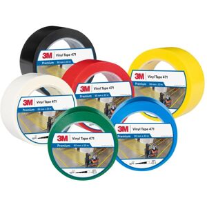 3M 471 Lane & Safety Marking Tape Vinyl Red 12.7mmx33M 3M 471 Lane & Safety Marking Tape Vinyl Red 12.7mmx33M