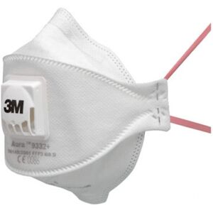 3M AURA Aura 9332+ FFP3 Valved Dust/Mist Respirators (PK-10) 3M AURA Aura 9332+ FFP3 Valved Dust/Mist Respirators (PK-10)