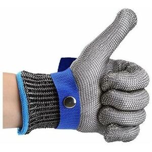 TRIMEC Gants Résistants Aux Coupures En Acier Inoxydable Gant De Travail De Sécurité Niveau 5 Protection (xl) TRIMEC Gants Résistants Aux Coupures En Acier Inoxydable Gant De Travail De Sécurité Niveau 5 Protection (xl)