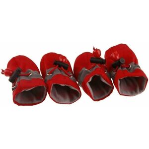 TRIMEC Lot de 4 Bottes pour Chiens, Pluie Imperméables pour Petits Chiens et Chiots Chaussures avec Semelle Antidérapante Résistante pour l'Hiver Pluie TRIMEC Lot de 4 Bottes pour Chiens, Pluie Imperméables pour Petits Chiens et Chiots Chaussures avec Semelle Antidérapante Résistante pour l'Hiver Pluie