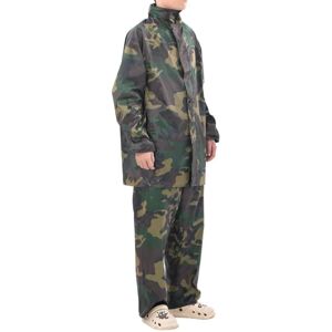 Men's Camo Print 2-Piece Rain Suit with Hood XXL vidaXL Men's Camo Print 2-Piece Rain Suit with Hood XXL vidaXL