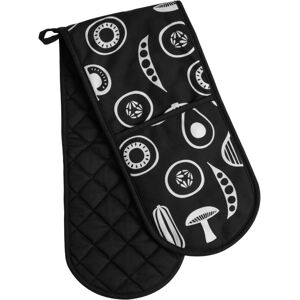 Besa Black Double Oven Glove - Premier Housewares Besa Black Double Oven Glove - Premier Housewares