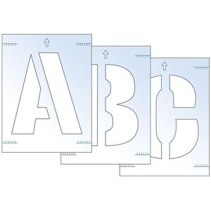 Scan - 9417 Letter Stencil Kit 300mm SCA9417 Scan - 9417 Letter Stencil Kit 300mm SCA9417