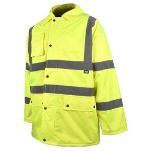 Scan Hi-Vis Motorway Jacket Yellow M 41in Waterproof With Hood SCAHVMJM Scan Hi-Vis Motorway Jacket Yellow M 41in Waterproof With Hood SCAHVMJM