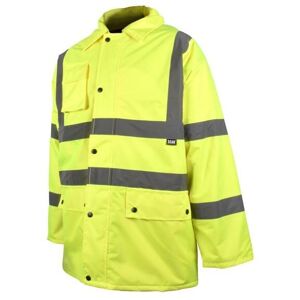 Scan - UC803 Hi-Vis Motorway Jacket Coat Yellow - l (44in) scahvmjl Scan - UC803 Hi-Vis Motorway Jacket Coat Yellow - l (44in) scahvmjl