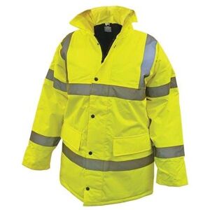 SCAN Hi-Vis Motorway Jacket Yellow - l (42-44in) SCAN Hi-Vis Motorway Jacket Yellow - l (42-44in)