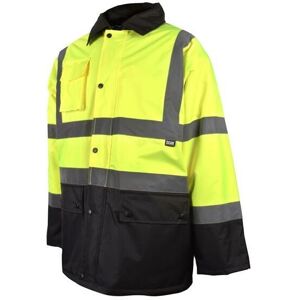 Scan - SFJK81 Hi-Vis Yellow/Black Motorway Jacket Coat - xxl (52in) scahvmjxxlyb Scan - SFJK81 Hi-Vis Yellow/Black Motorway Jacket Coat - xxl (52in) scahvmjxxlyb