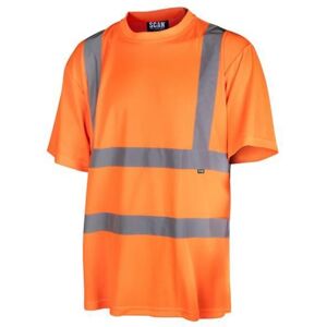 Scan - SFTE01 Hi-Vis T-Shirt Orange - m (41in) scahvtsmo Scan - SFTE01 Hi-Vis T-Shirt Orange - m (41in) scahvtsmo