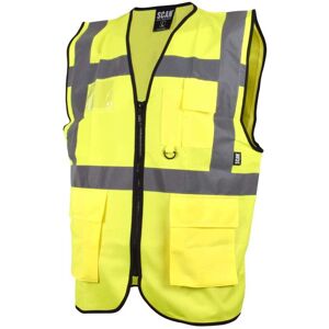 Scan - SFV09 Hi-Vis Utility Vest Yellow Waistcoat - l (44in) scahvuwl Scan - SFV09 Hi-Vis Utility Vest Yellow Waistcoat - l (44in) scahvuwl
