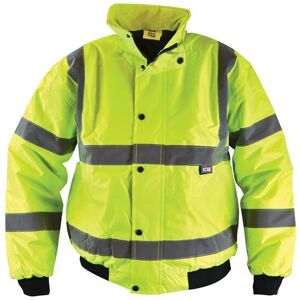 Scan - UC804 Hi-Vis Yellow Bomber Jacket Coat - m (41in) scahvbjm Scan - UC804 Hi-Vis Yellow Bomber Jacket Coat - m (41in) scahvbjm