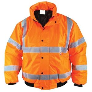 Scan - UC804-O Hi-Vis Bomber Jacket Coat Orange - xxl (52in) scahvbjxxlo Scan - UC804-O Hi-Vis Bomber Jacket Coat Orange - xxl (52in) scahvbjxxlo