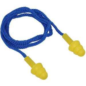 Sealey - 402/50 Worksafe Disposable Corded Ear Plugs - 50 Pairs Sealey - 402/50 Worksafe Disposable Corded Ear Plugs - 50 Pairs