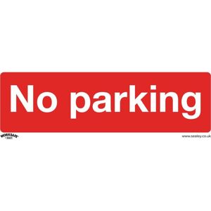 Sealey SS16P10 Worksafe® No Parking Safety Sign, Rigid Plastic - Pack of 10 Sealey SS16P10 Worksafe® No Parking Safety Sign, Rigid Plastic - Pack of 10
