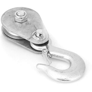 GOTRAYS Single Wheel Pulley Block High Strength Steel Lifting Rope Pulley Block with Hook Single Pulley Block for Household Skis Cable Sliding(1 Tons) GOTRAYS Single Wheel Pulley Block High Strength Steel Lifting Rope Pulley Block with Hook Single Pulley Block for Household Skis Cable Sliding(1 Tons)