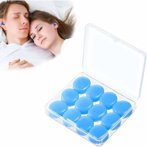GOTRAYS Sleeping Earplugs, Silicone Earplugs, Anti-Noise Earplugs, Hearing Protection, Reusable, Sleeping, Swimming, 12PCS GOTRAYS Sleeping Earplugs, Silicone Earplugs, Anti-Noise Earplugs, Hearing Protection, Reusable, Sleeping, Swimming, 12PCS