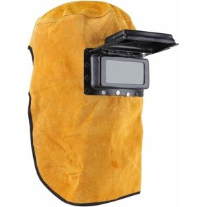 Mumu - Welding helmet protective mask, leather lens, clamshell welding hood, full face protection, durable, heat-resistant, breathable. Mumu - Welding helmet protective mask, leather lens, clamshell welding hood, full face protection, durable, heat-resistant, breathable.