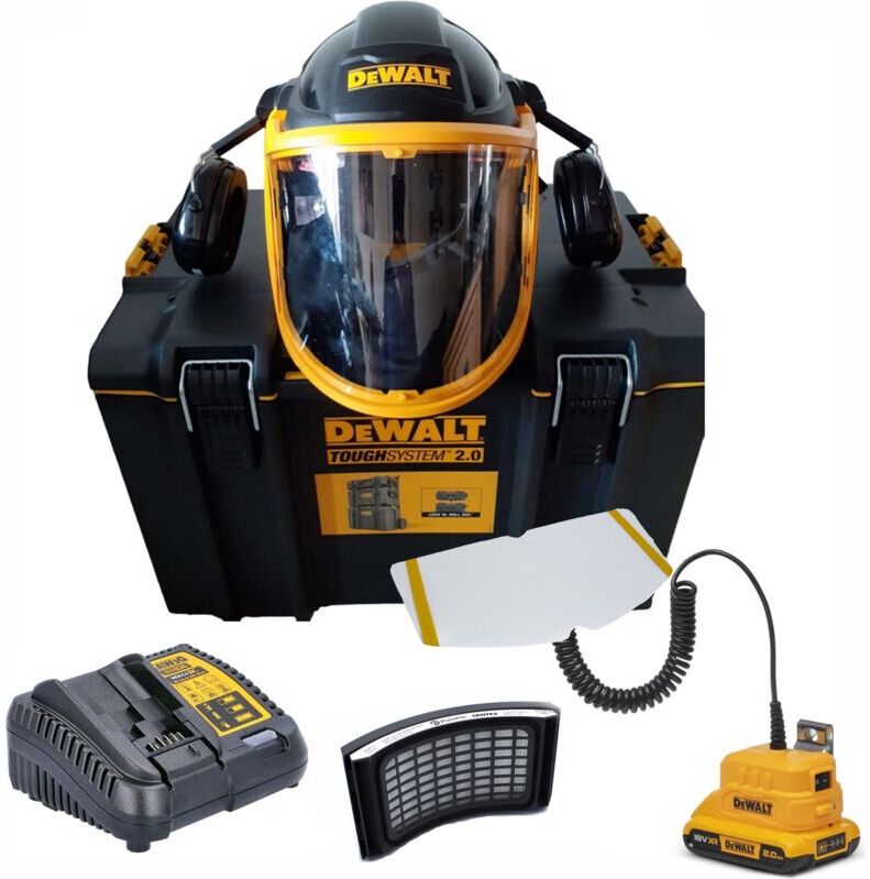 Dewalt - DXPGH2SB21 Powered Air Purifying Respirator with Hard Hat / P3 Filter