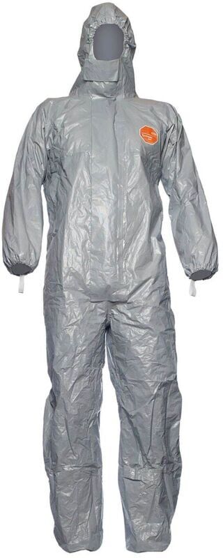 Dupont Tyche 6000F Hooded Coverall Grey L - TYFBSL