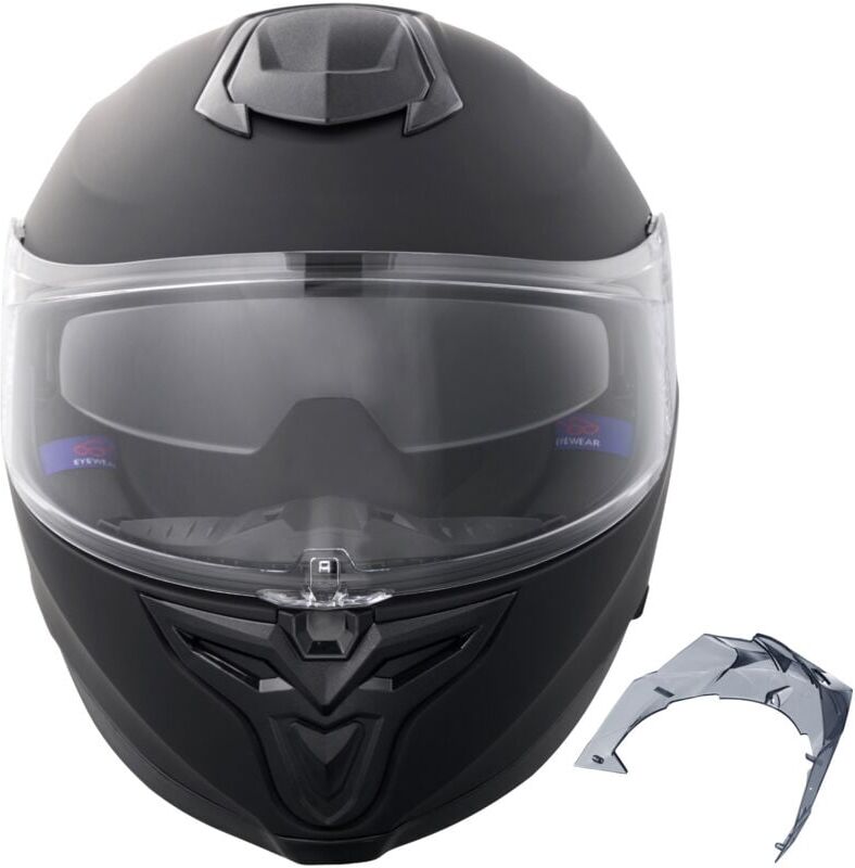 Mophorn Motorcycle Helmet, Full Face Smart ABS Helmet with Bluetooth Slot & Interchangeable Lens, DOT Approved for Youth & Adults
