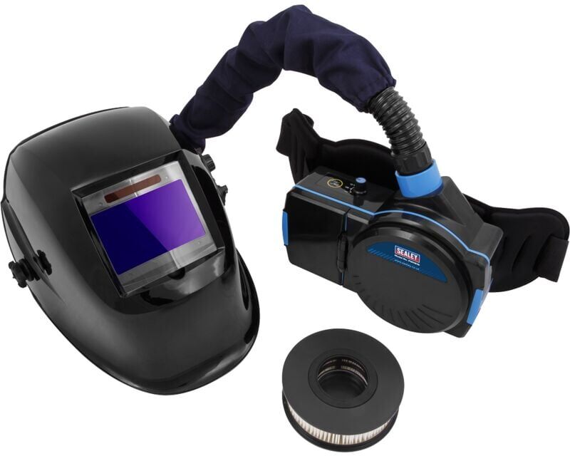 Sealey - PWH616 Auto Darkening Welding Helmet with TH2 Powered Air Purifying Respirator (papr)