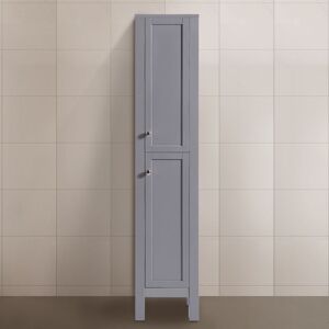 AQUARISS 1600mm Matte Grey Bathroom Furniture Tall Modern Cabinet Storage Unit