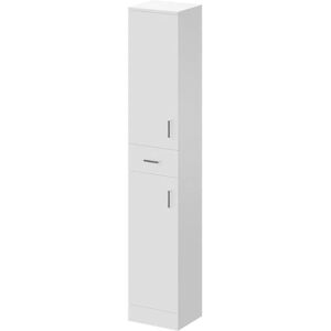 Gloss White 350mm x 300mm Tall Storage Unit - White - Alexander James